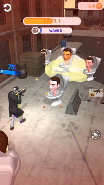Skibidi War - Toilets Attack - عکس بازی موبایلی اندروید