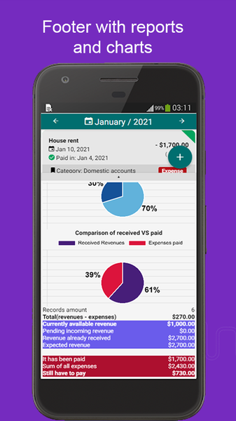 Easy Budget Planner - Image screenshot of android app