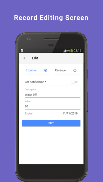 Easy Budget Planner - Image screenshot of android app