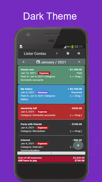 Easy Budget Planner - Image screenshot of android app