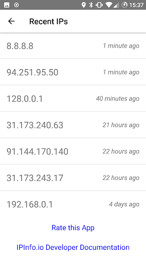 IPinfo - عکس برنامه موبایلی اندروید