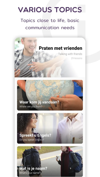 Dutch Listening & Speaking - Image screenshot of android app