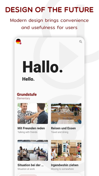 German Listening & Speaking - عکس برنامه موبایلی اندروید