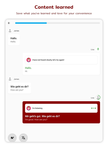 German Listening & Speaking - Image screenshot of android app