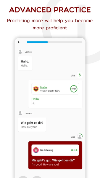 German Listening & Speaking - Image screenshot of android app