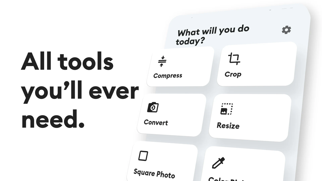 Photo Tools: compress, resize - عکس برنامه موبایلی اندروید