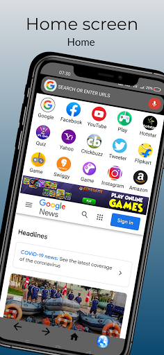New UC browser 2021- fast browser & news - عکس برنامه موبایلی اندروید