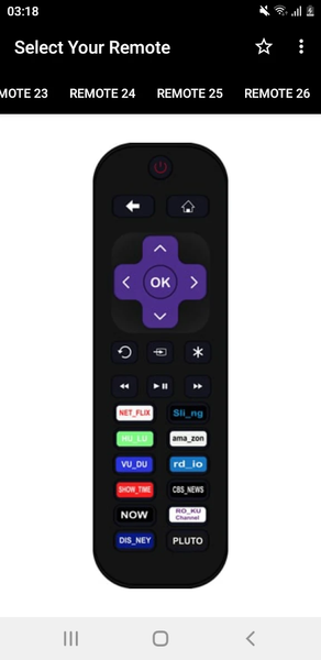 TCL TV Remote - عکس برنامه موبایلی اندروید