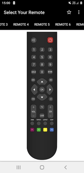 Vision TV Remote - Image screenshot of android app