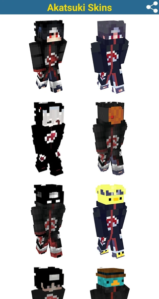 Akatsuki skins for minecraft - عکس برنامه موبایلی اندروید