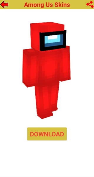 Among Us Skins minecraft - عکس برنامه موبایلی اندروید