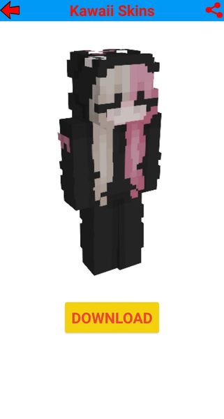 Kawaii skins for minecraft - عکس برنامه موبایلی اندروید
