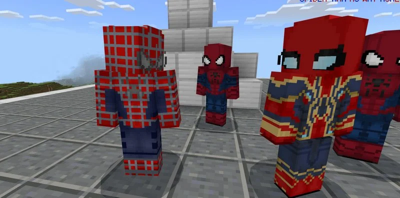 SpiderMan Mod Minecraft PE - عکس بازی موبایلی اندروید
