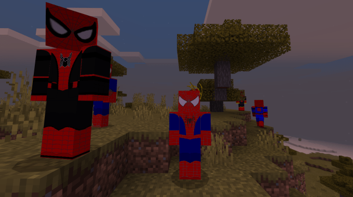 SpiderMan Mod Minecraft PE - Gameplay image of android game