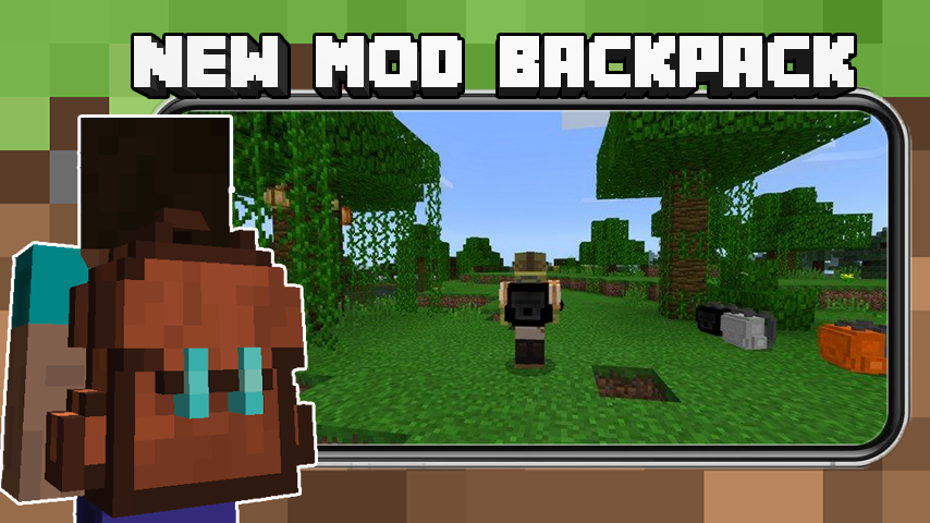 BackPack Mod For Minecraft PE - Gameplay image of android game