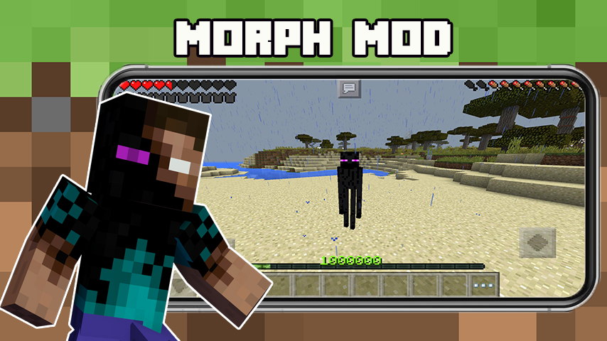 Morph Mod for Minecraft PE - Gameplay image of android game
