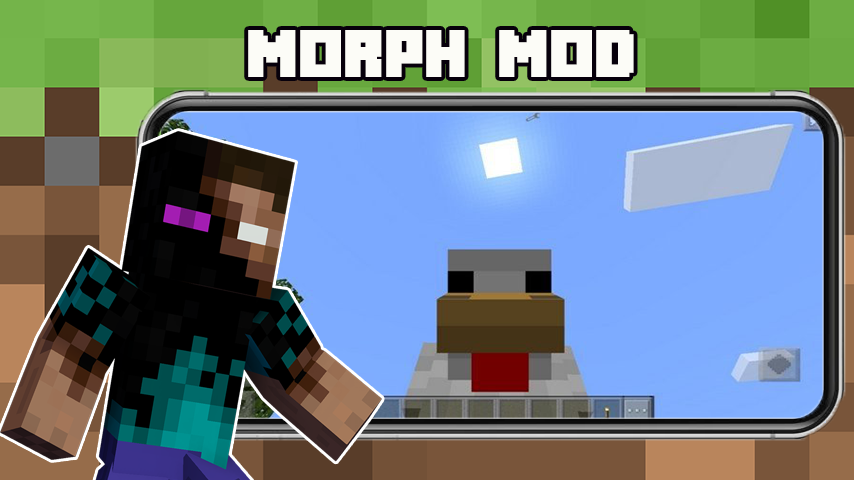 Morph Mod for Minecraft PE - Gameplay image of android game