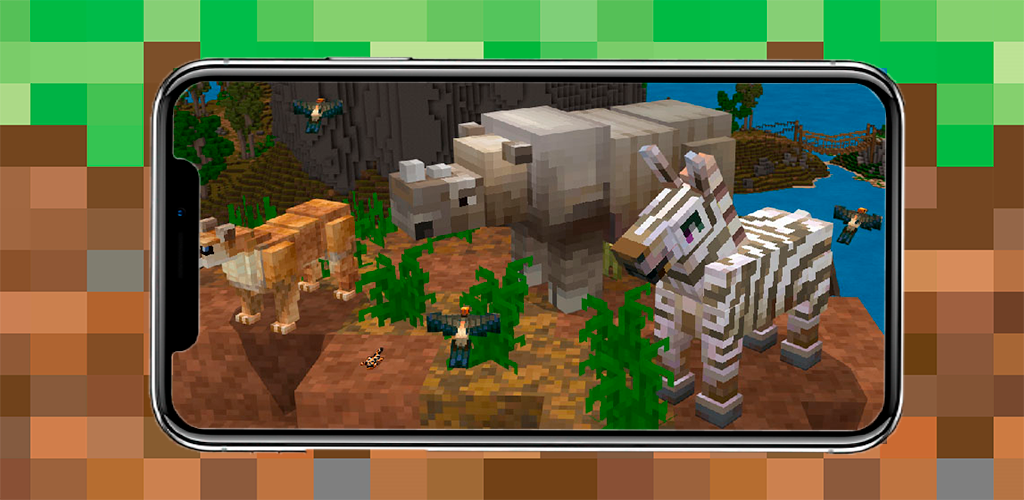 Animals Mod For Minecraft PE - Gameplay image of android game