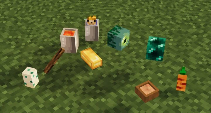 Realistic Items Mod Minecraft - Gameplay image of android game