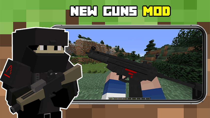 Guns For Minecraft Pe: Mod - Gameplay image of android game