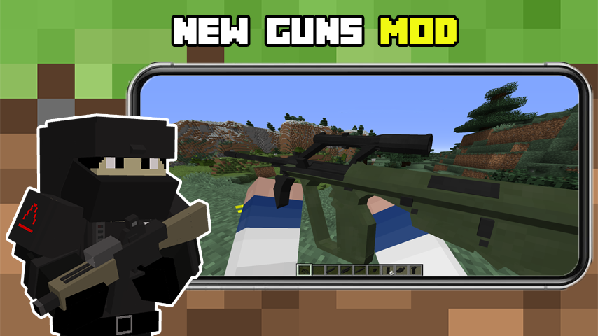 Guns For Minecraft Pe: Mod - عکس بازی موبایلی اندروید