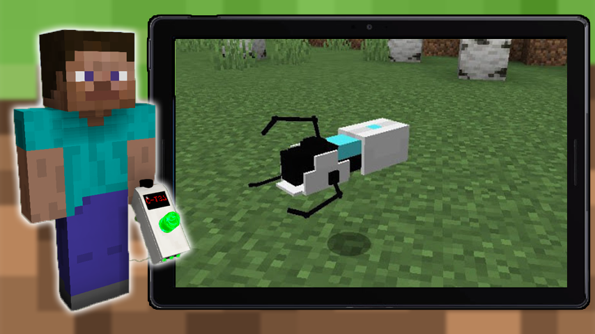 Portal Gun Mod For Minecraft P - Gameplay image of android game