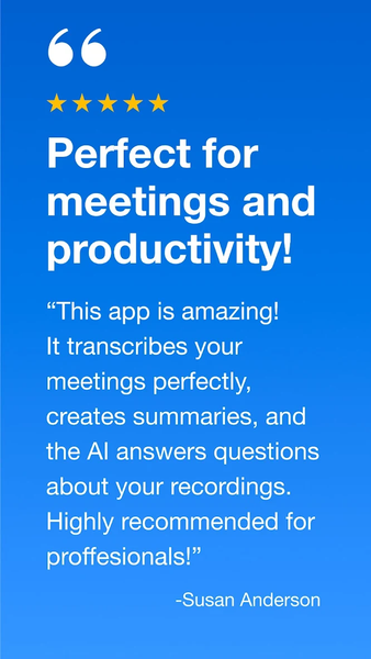 Summary - AI Note Taker - عکس برنامه موبایلی اندروید