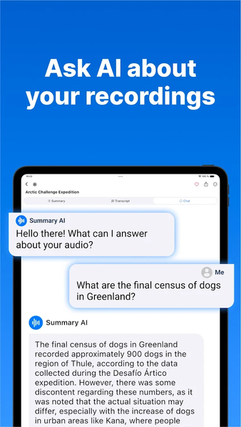 Summary - AI Note Taker - عکس برنامه موبایلی اندروید