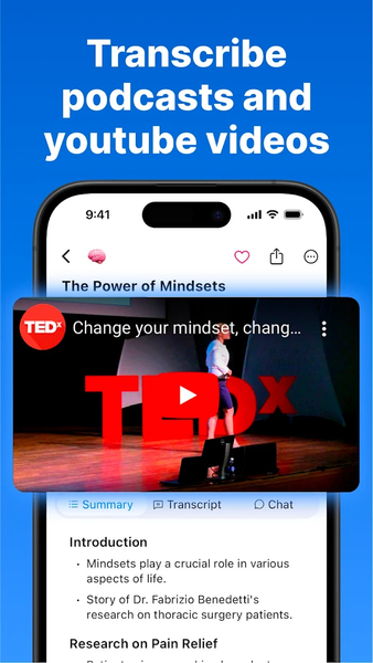 Summary - AI Note Taker - عکس برنامه موبایلی اندروید