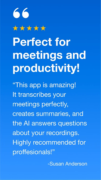 Summary - AI Note Taker - عکس برنامه موبایلی اندروید
