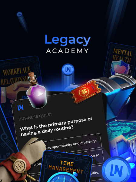 Legacy Academy – Learn Success - عکس برنامه موبایلی اندروید