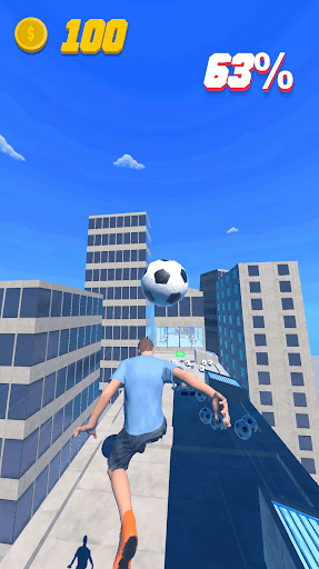 Rooftop Run - Gameplay image of android game