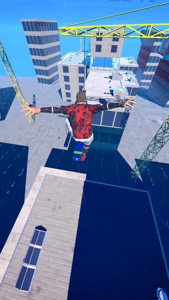 Rooftop Run Rush - Gameplay image of android game