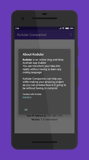 Kodular Companion - Image screenshot of android app