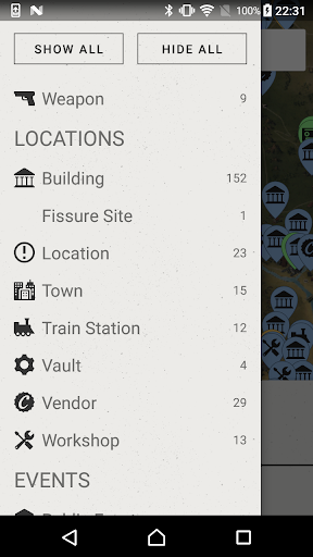 MapGenie: Fallout ۷۶ - عکس برنامه موبایلی اندروید