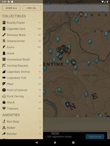 MapGenie: RDR2 - Image screenshot of android app