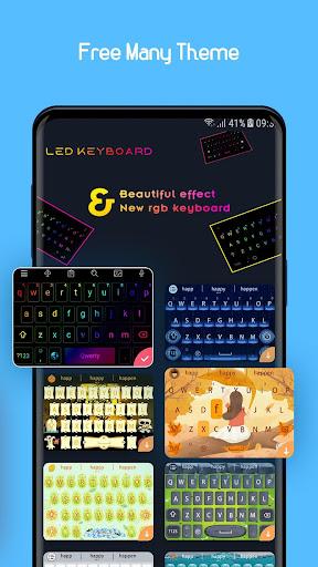 RGB LED Keyboard - Neon Colors Mechanical Keyboard - Image screenshot of android app