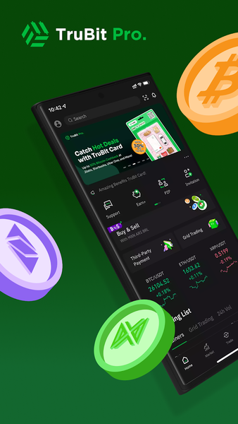 TruBit Pro: Crypto Exchange - عکس برنامه موبایلی اندروید