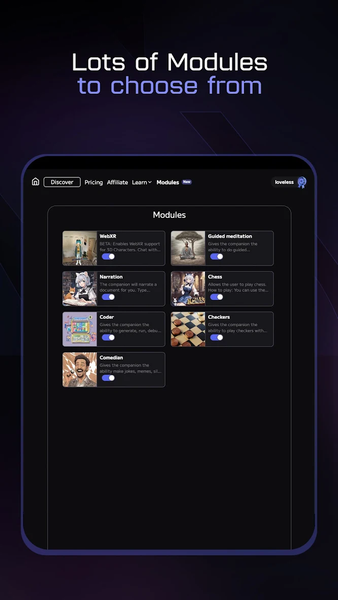 Moemate: Character AI Chat - عکس برنامه موبایلی اندروید