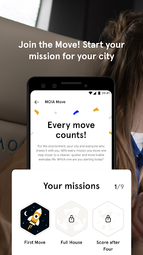 MOIA - Image screenshot of android app