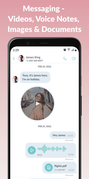 Number۲Go: Second Phone Number - عکس برنامه موبایلی اندروید