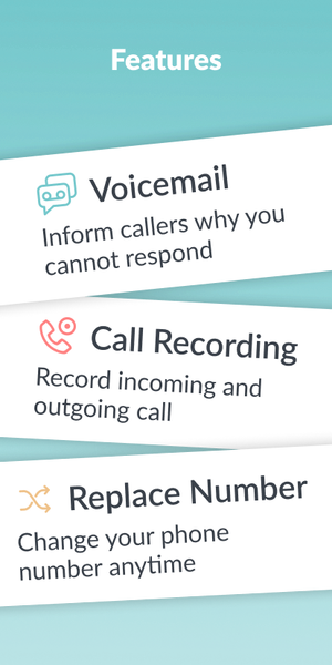 Number۲Go: Second Phone Number - عکس برنامه موبایلی اندروید