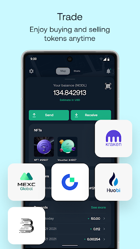 Nodle: Private wallet & AI - عکس برنامه موبایلی اندروید