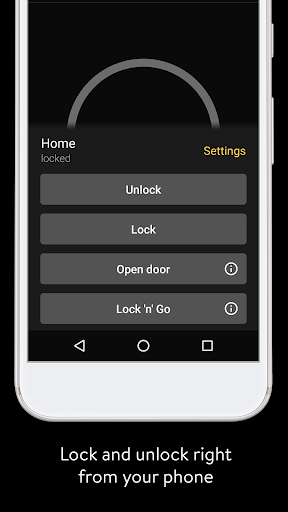 Nuki Smart Lock - Image screenshot of android app
