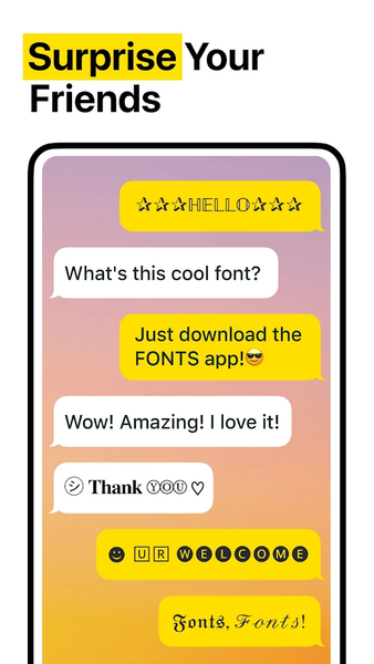 Stylish Fonts & Fancy Keyboard - عکس برنامه موبایلی اندروید