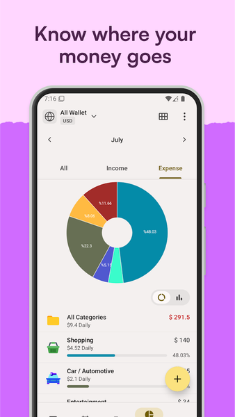 Money Tracker: Expense Manager - عکس برنامه موبایلی اندروید