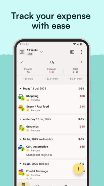 Money Tracker: Expense Manager - Image screenshot of android app