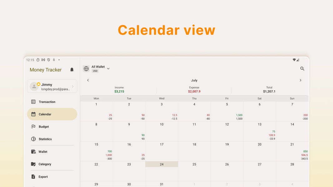 Money Tracker: Expense Manager - عکس برنامه موبایلی اندروید