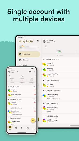 Money Tracker: Expense Manager - عکس برنامه موبایلی اندروید