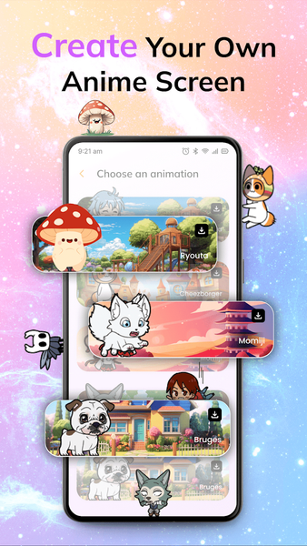 Pets On Phone Screen - عکس برنامه موبایلی اندروید